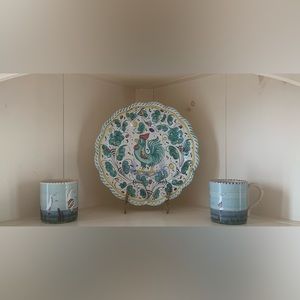 Set of vintage Lamas coffee mugs